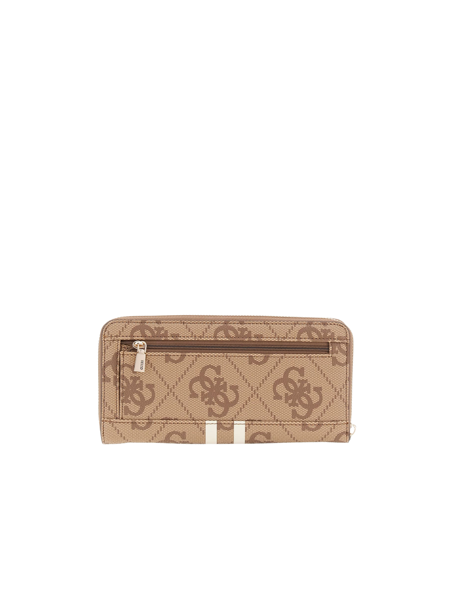 Portafoglio Guess beige con logo 4G all over e bande in contrasto SWOS7459146 LTL Guess 