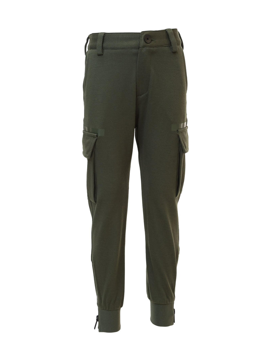 Pantalone cargo verde militare J24793 VER Boss 