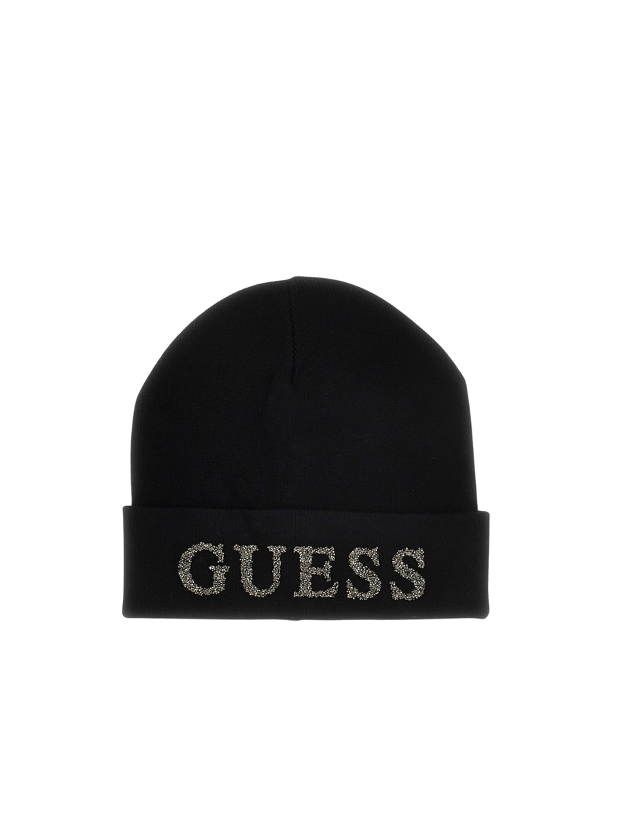 Cappello Guess nero con logo lettering AW5398POL01 BLA Guess 