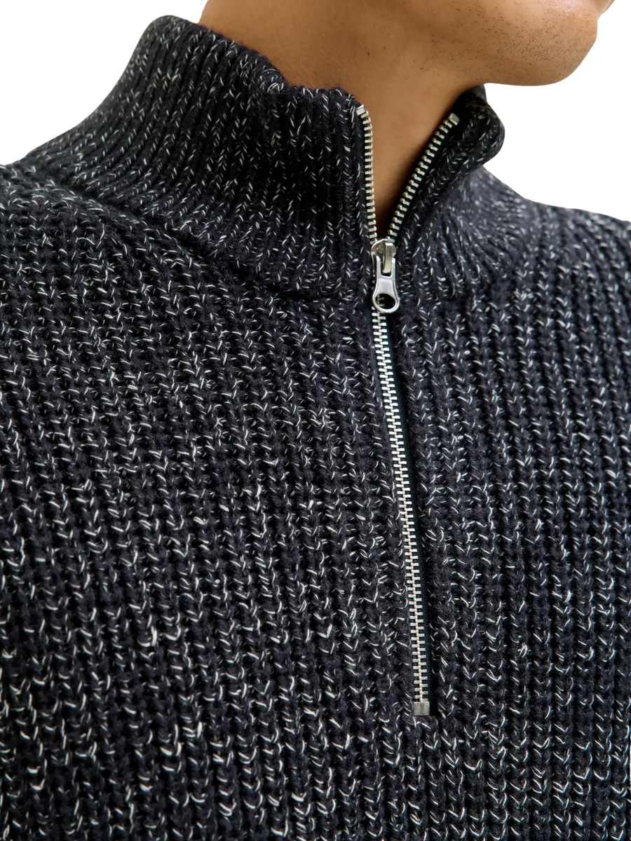 Pullover con zip Jack & Jones blu 12290085 S Captain Jack & Jones 