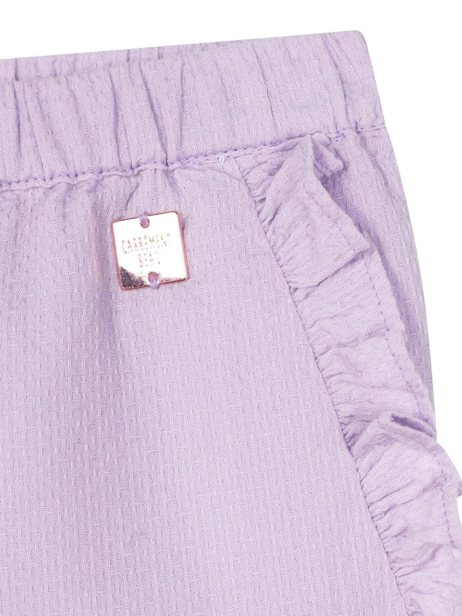 Pantalone in piquet lilla Y04133 MALVA Carrement Beau 