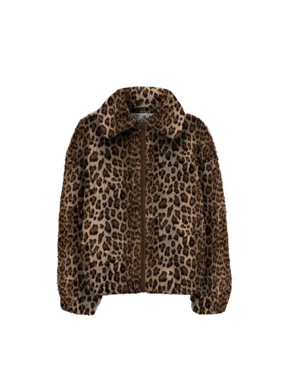 Giubbino Saint Barth leopardato in pelliccia AVL004 00189I MC2 SAINT BARTH 