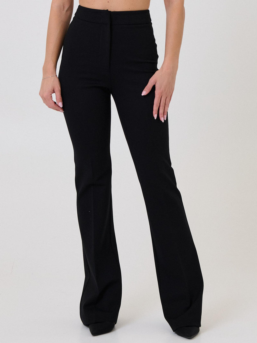 Pantalone a zampa Silence Limited nero SLPA014 BLACK Silence Limited 