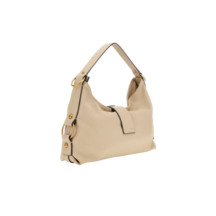 Borsa a spalla Guess beige con chiusura a maxi fibbia "G" HWBB9308180 BON Guess 