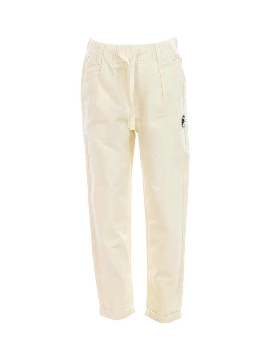 Pantaloni crema con vita elasticizzata e lacci RBP24034PA BEI John Richmond 