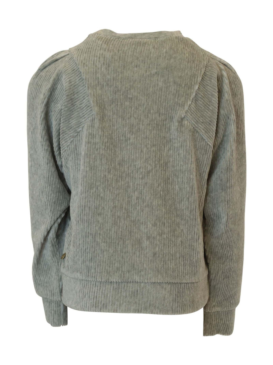 Felpa in velluto a costine grigio 168129 0606 Scotch & Soda 