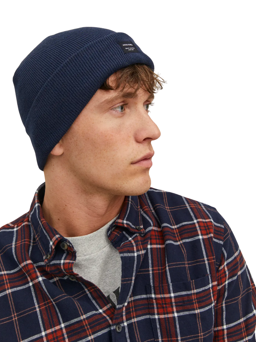 Cappello Jack & Jones blu con patch logato 12092815 Navy Blazer Jack & Jones 
