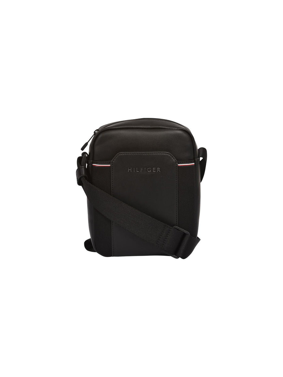 Borsa reporter commuter piccola nera AM0AM08434 BDS Tommy Hilfiger 