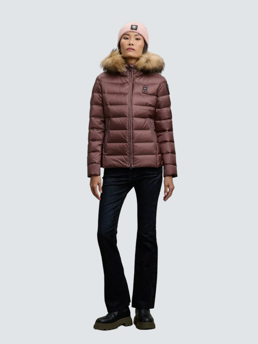 Giubbino a righe "Arcadia" Blauer rosso BLDC03099 50ALT Blauer 