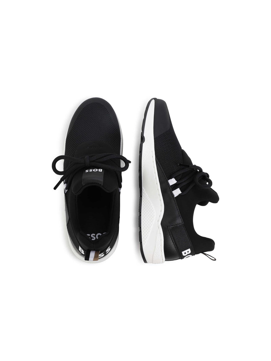 Sneakers sportive nere J29331 NERO Boss 