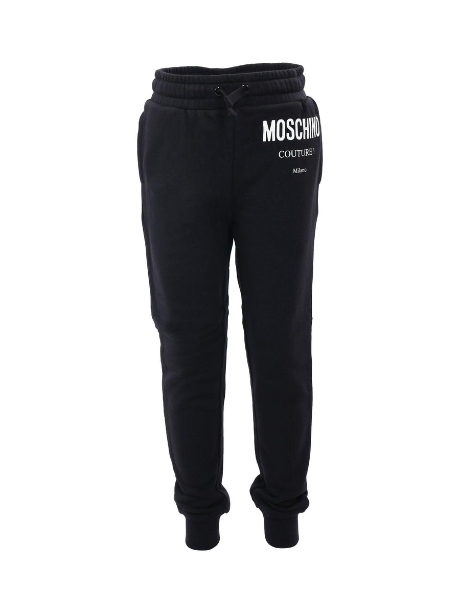 Pantalone nero couture milano HNP04RLCA23 60100 Moschino 