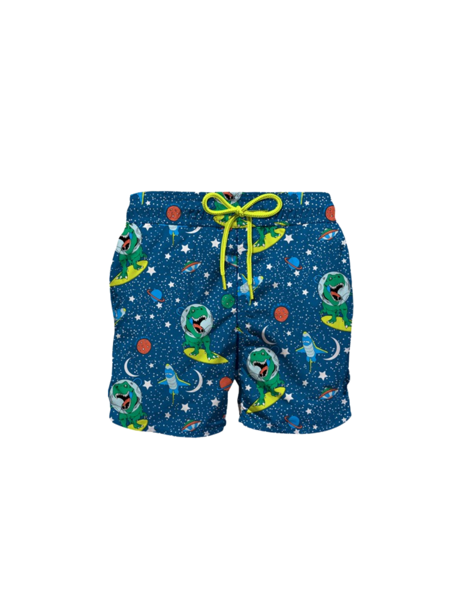 Costume MC2 Saint Barth "Jean lighting" blu stampa Space Dino JEA0004 01040H MC2 SAINT BARTH 