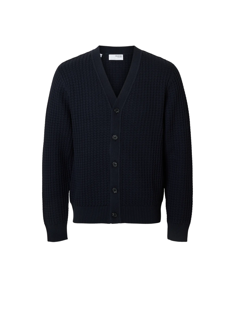 Cardigan "Slhtom ls" Selected blu navy 16099887 S CAP Selected 