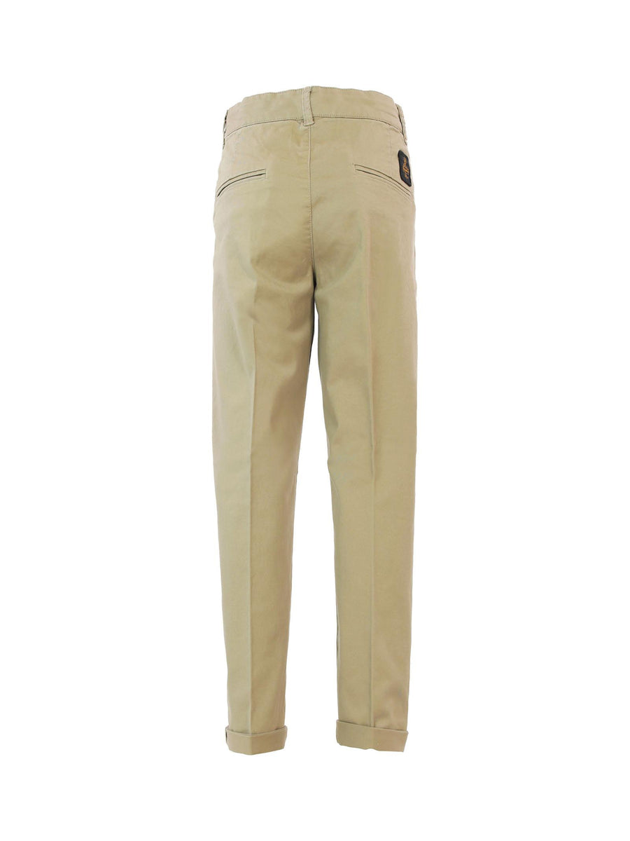 Pantaloni eleganti beige in cotone RW459 BEIGE Refrigiwear 