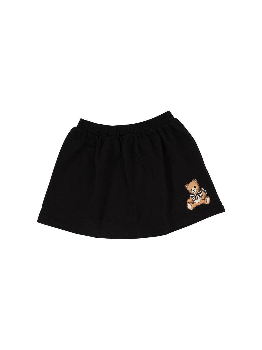 Gonna Moschino nera con arricciatura in vita HDJ03X 60100 Moschino 