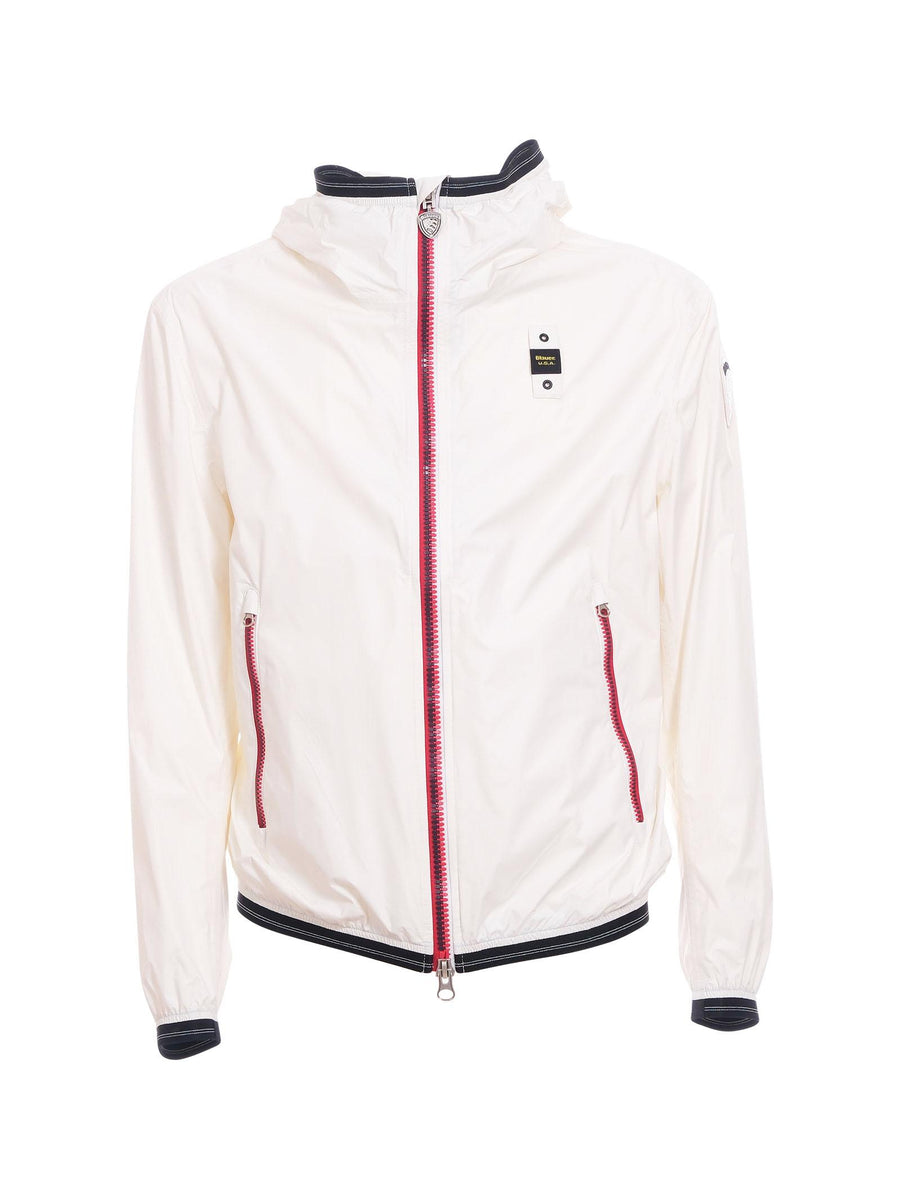 Giubbino "dodge" Blaue bianco a vento nastrato BLUC11214 102 Blauer 