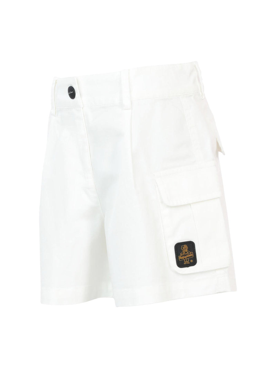 Shorts cargo bianchi in cotone RWG632 LATTE Refrigiwear 