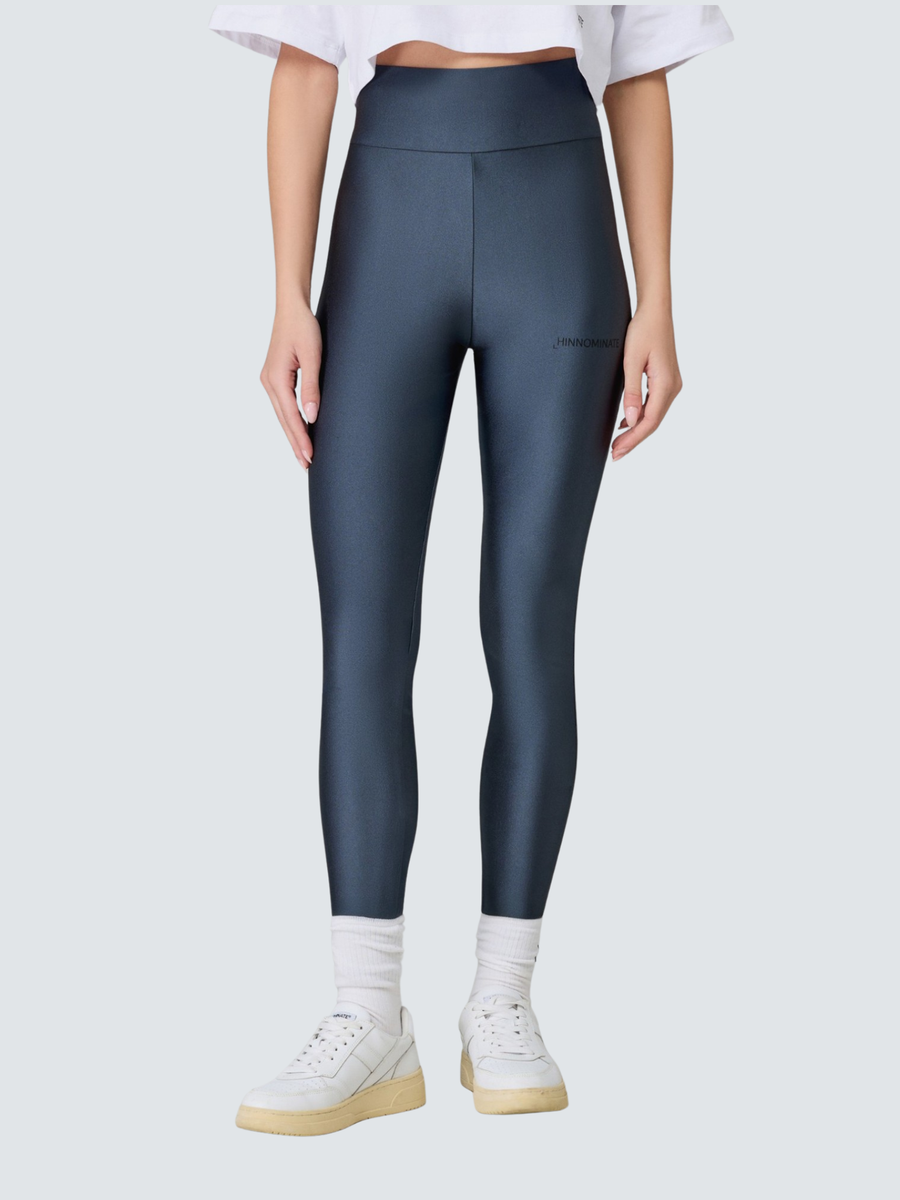 Leggins Hinnominate grigio con logo lettering HMABW02020 GR39 Hinnominate 