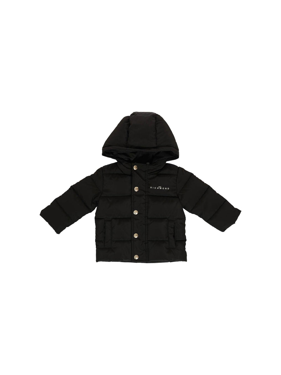 Giubbino imbottito John Richmond nero con cappuccio RIA25011PI BLACK John Richmond 