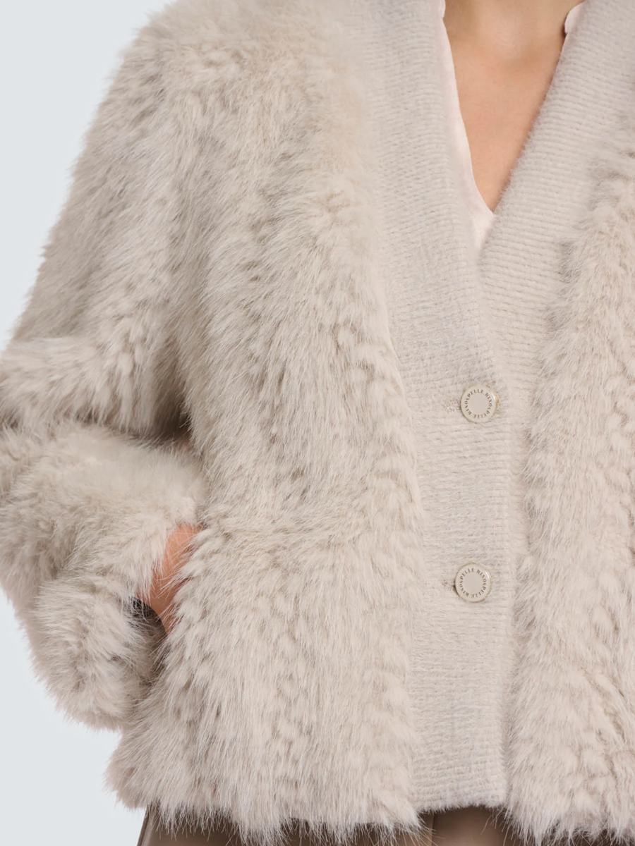 Cardigan "Chaimae" Rino & Pelle beige Chaimae.7002512 Birch Rino & Pelle 