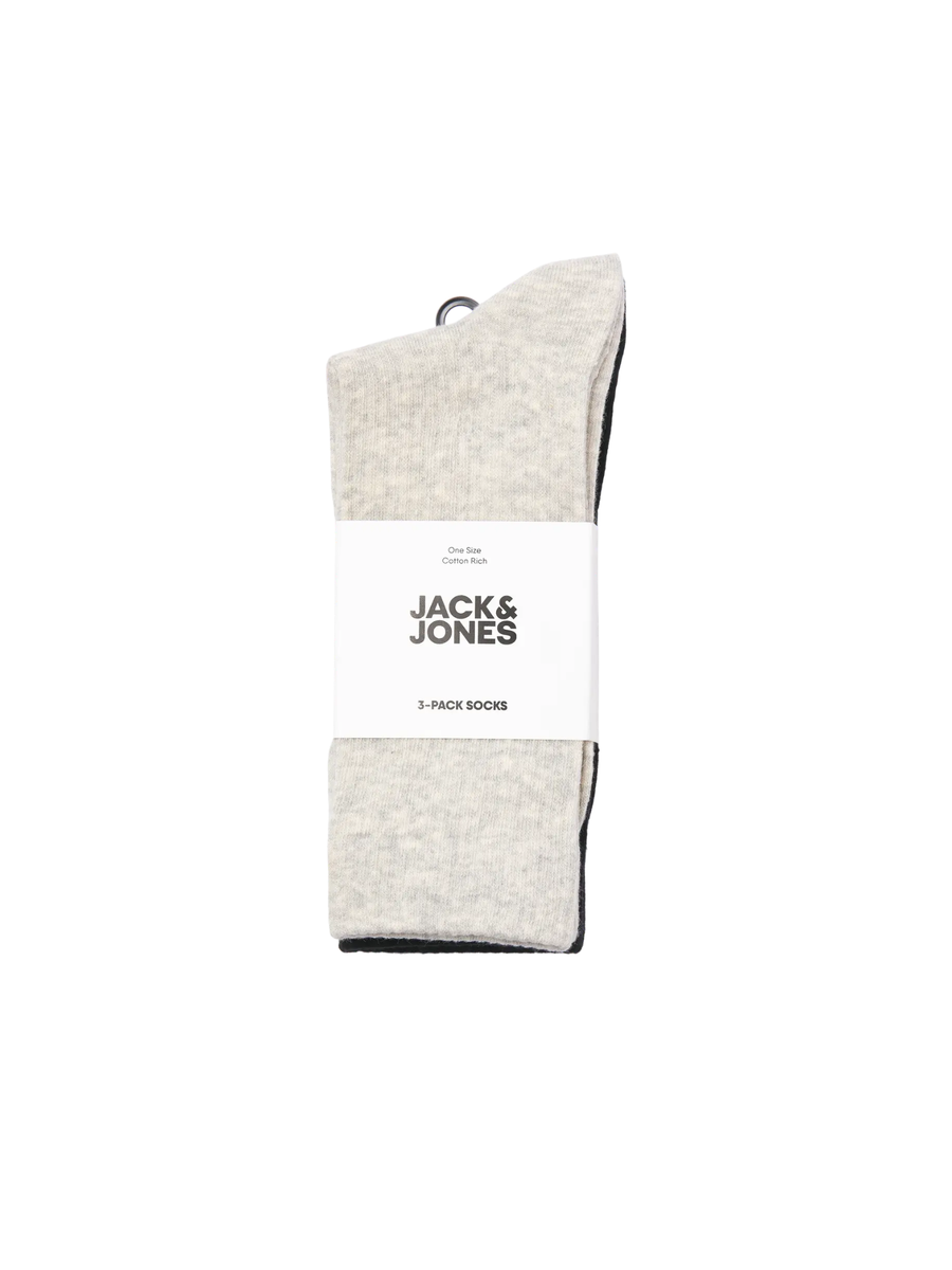 Set Calzini Jack & Jones multicolor con stampa "JJ Studios" 12280165 BLK/WHT/GREY Jack & Jones 