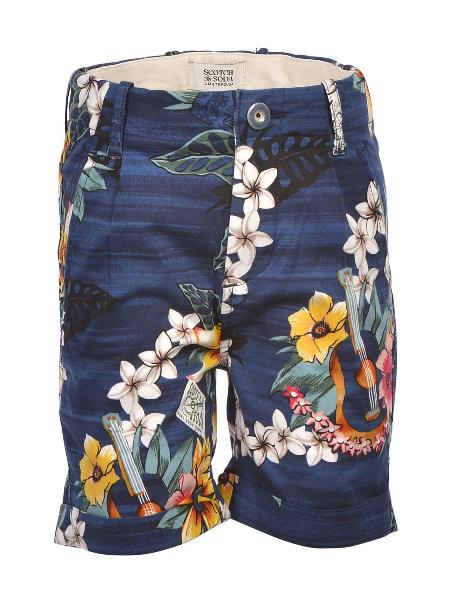 Short con stampa floreale 165409 0220 Scotch & Soda 