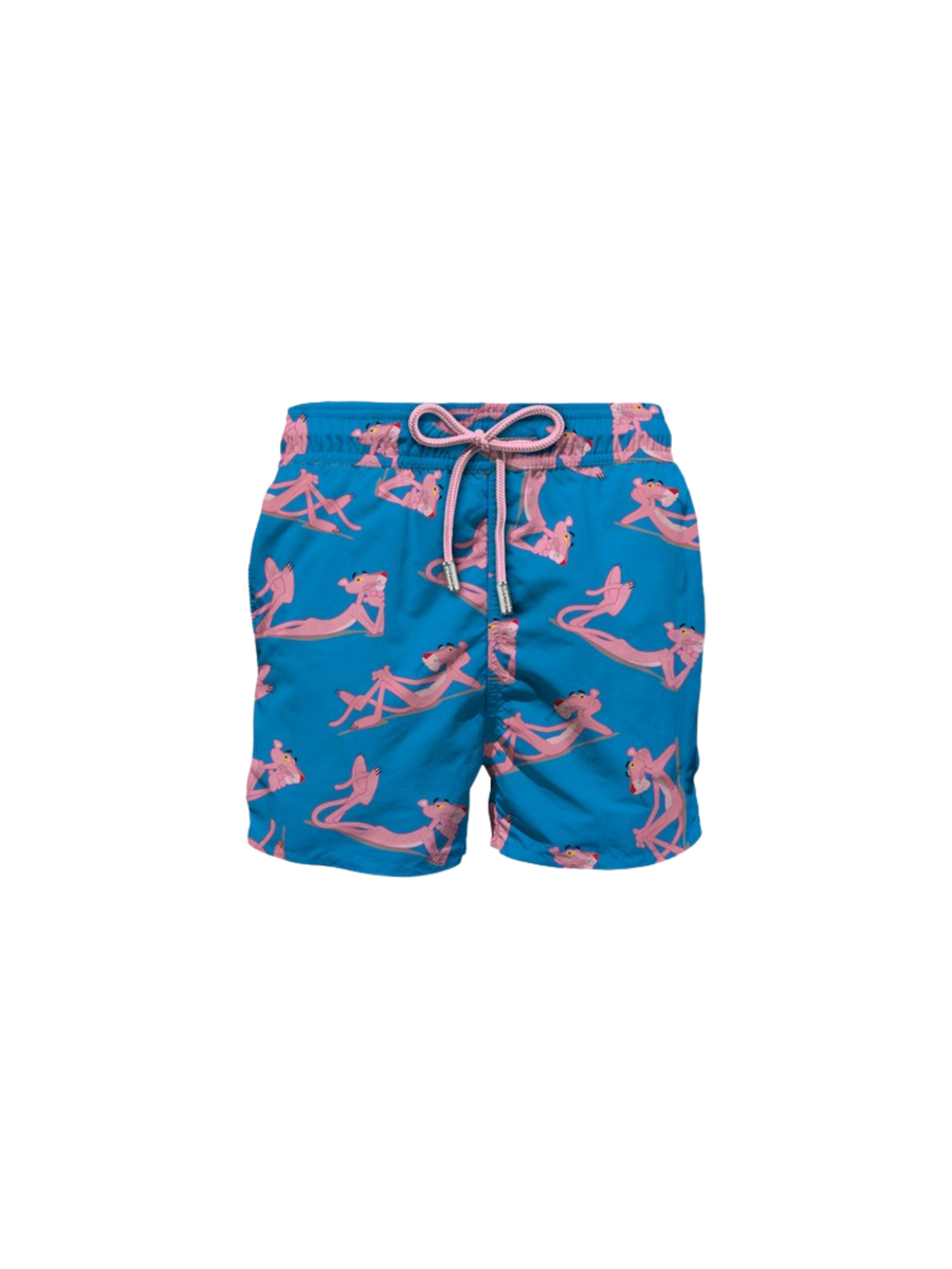 Costume MC2 Saint Barth "Lighting" blu royal stampa Pantera Rosa LIG0001 05571H MC2 SAINT BARTH 