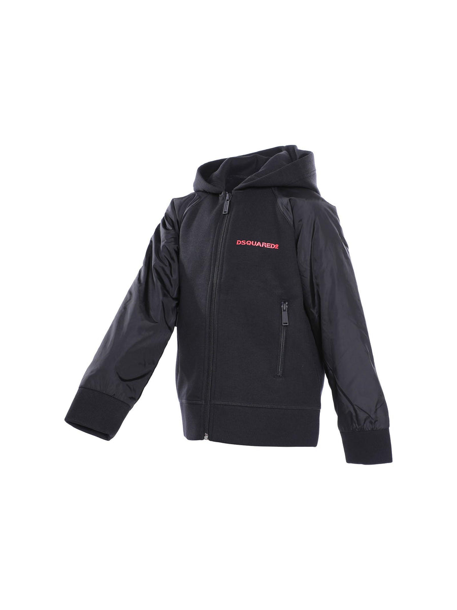 Felpa con cappuccio Dsquared nera DQ2461D0A9Q DQ900 Dsquared 