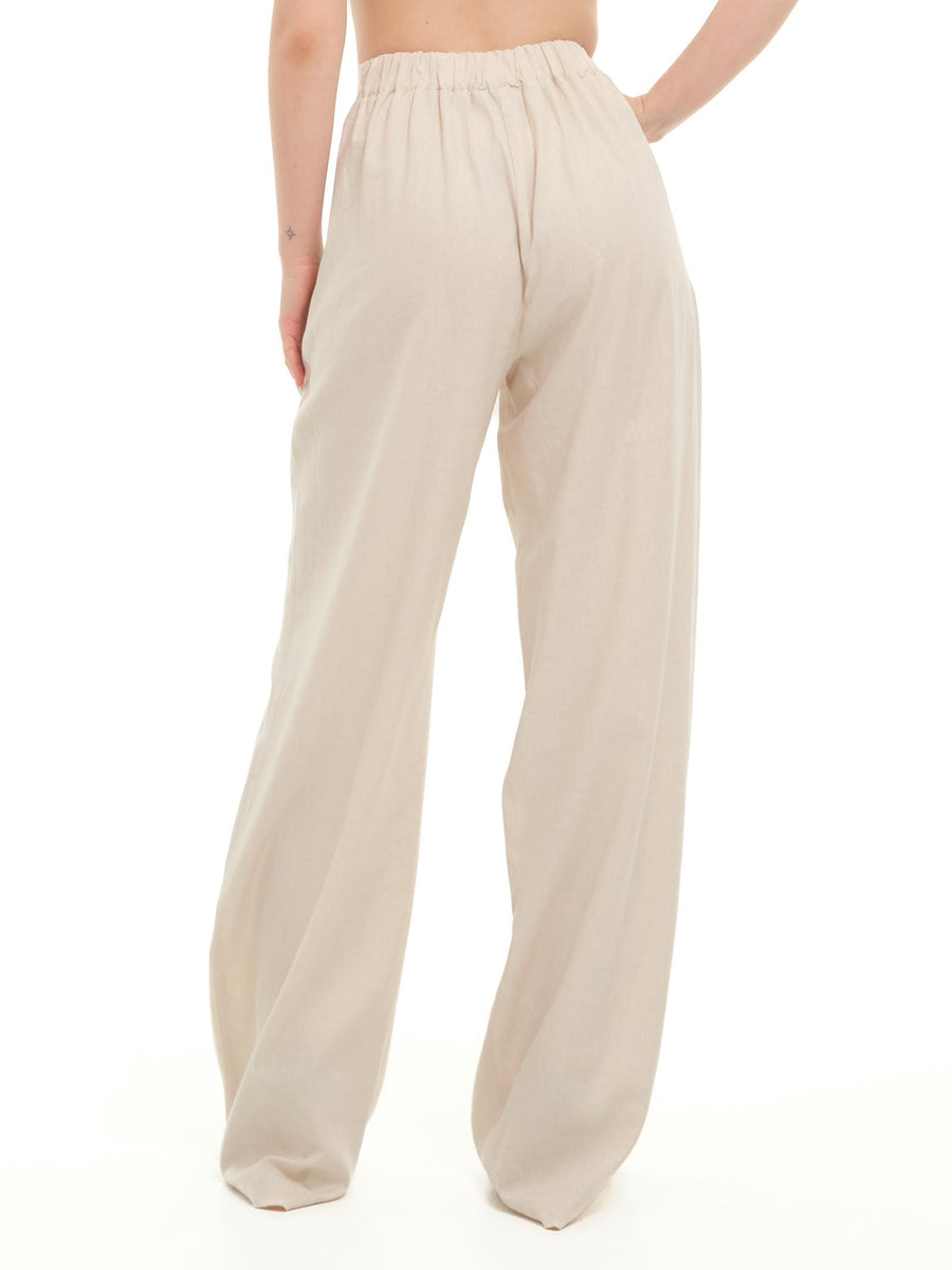 Pantaloni Armoire sabbia a palazzo P737 NATURALE Armoire 