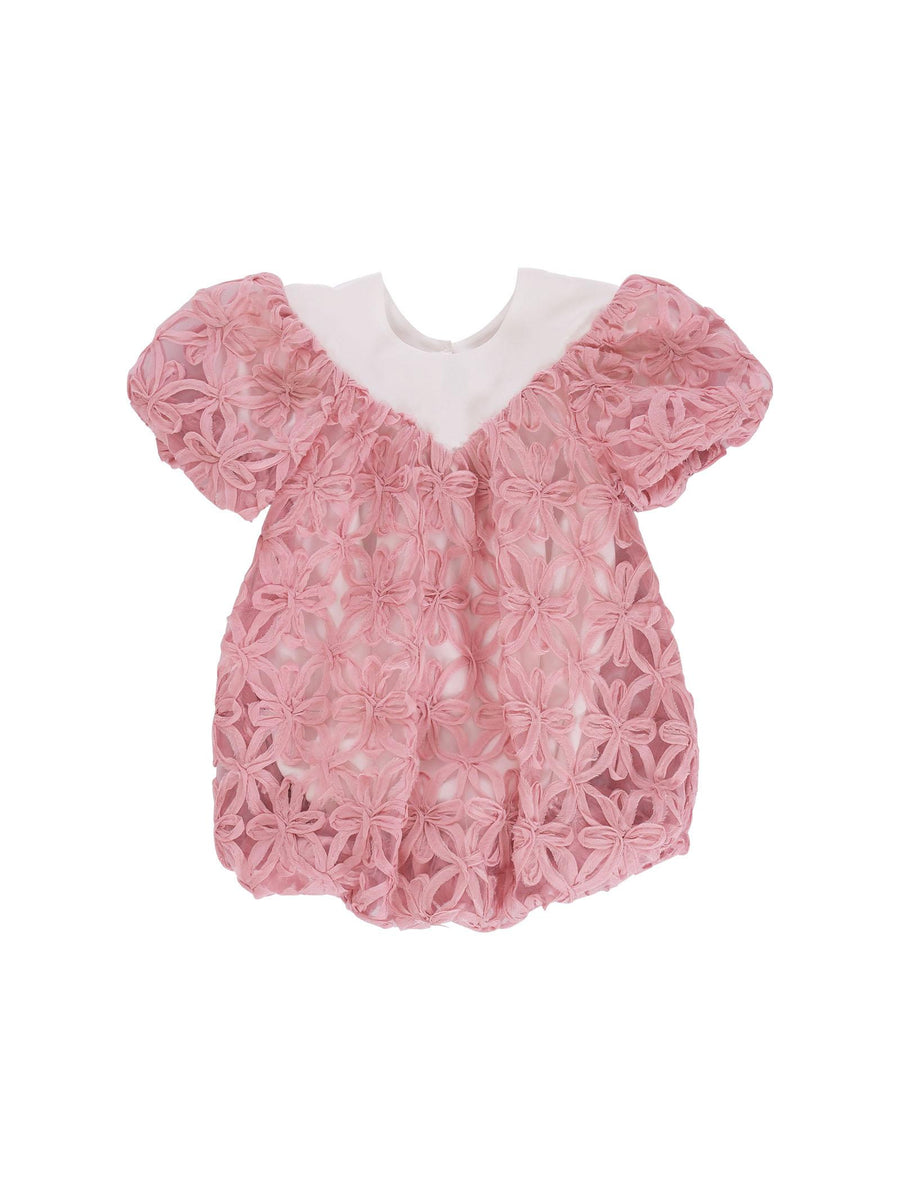 Abito Cocò et Mamà rosa a palloncino MIMOSA BABY ROSA Cocò et Mamà 