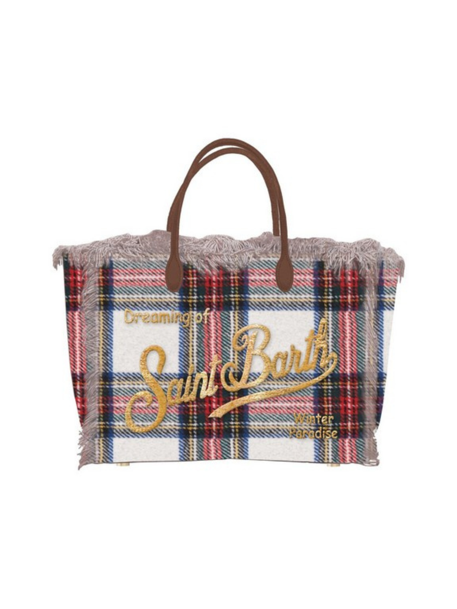 Borsa colette tartan tr10or Saint Barth scozzese COL0003 01379G MC2 SAINT BARTH 