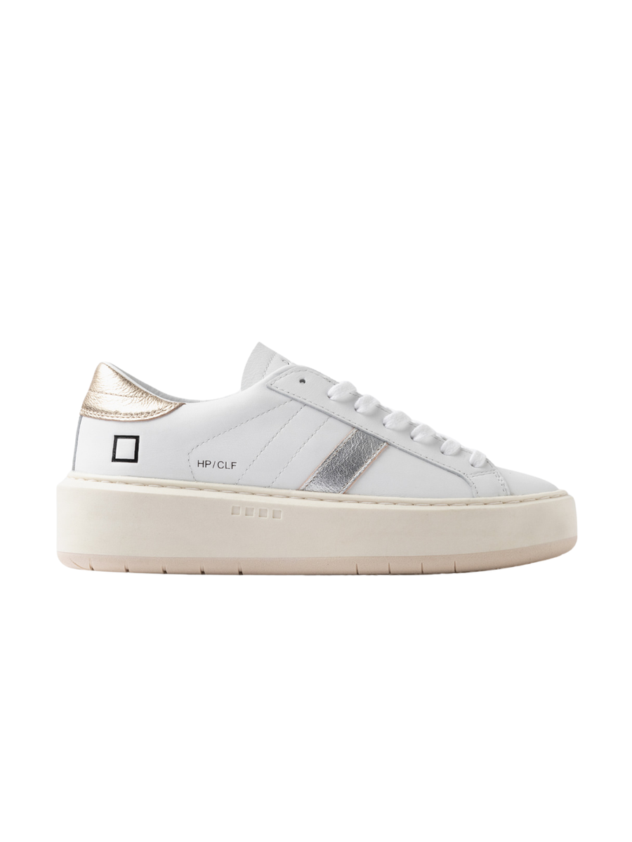 Sneakers "Hill Platform calf" D.a.t.e. bianche W431-HP-CA TL Date 