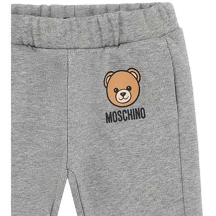 Pantalone in tuta Moschino grigio con teddy bear iconico MUP05K 60901 Moschino 