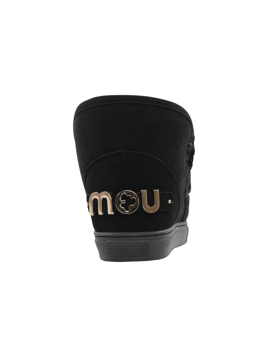 Mou Eskimo sneaker nera big metal logo FW111008A BKBK Mou 