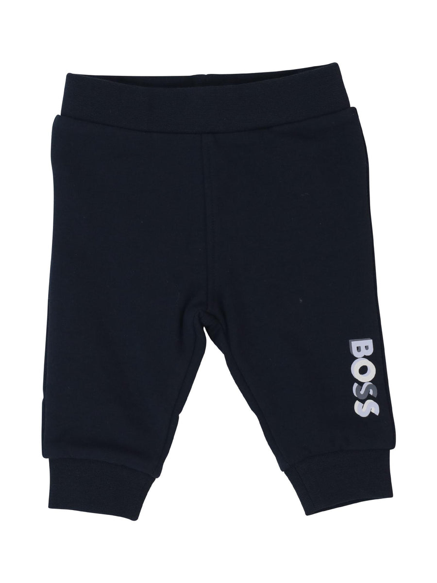 Pantalone tuta blu Boss J94317 MARINE Boss 