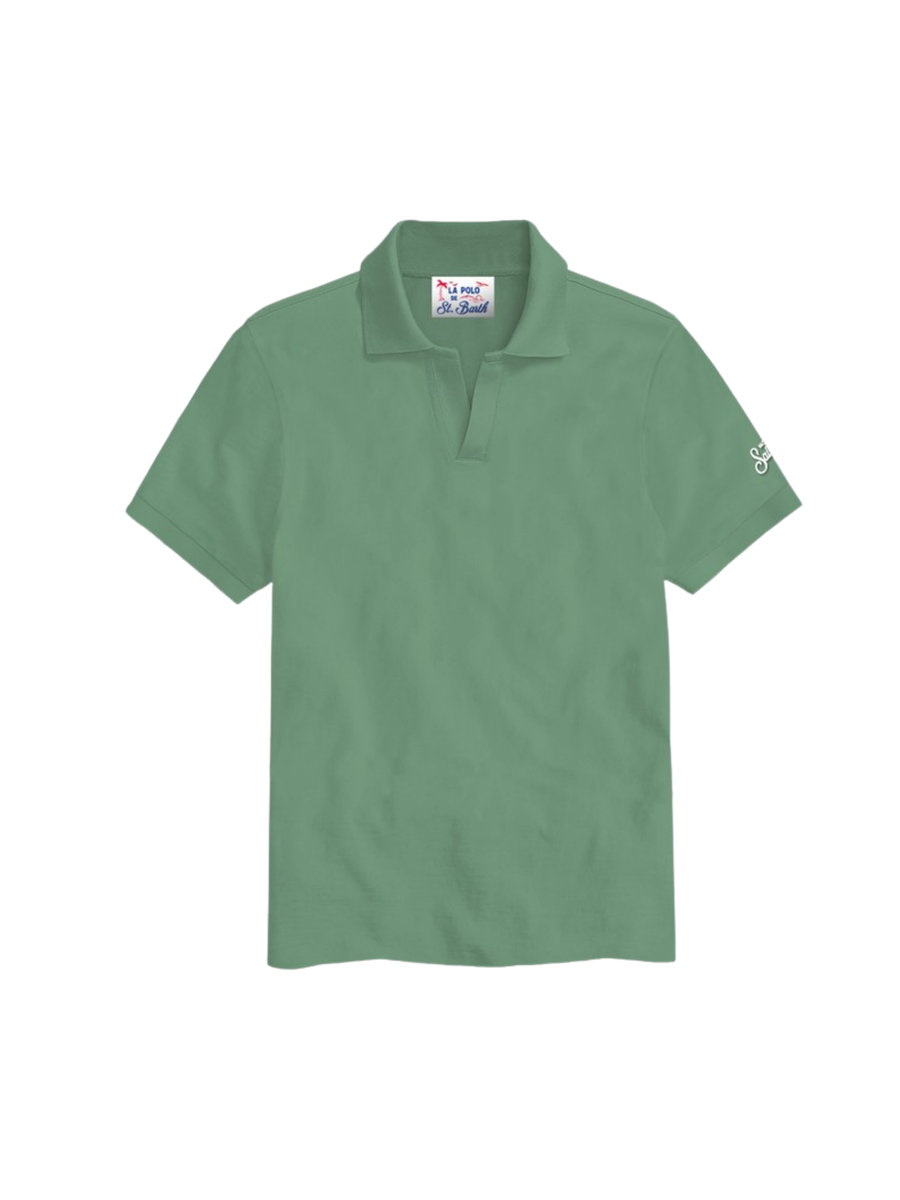 Polo MC2 St.Barth "Charles" verde CHS0001 00094H MC2 SAINT BARTH 
