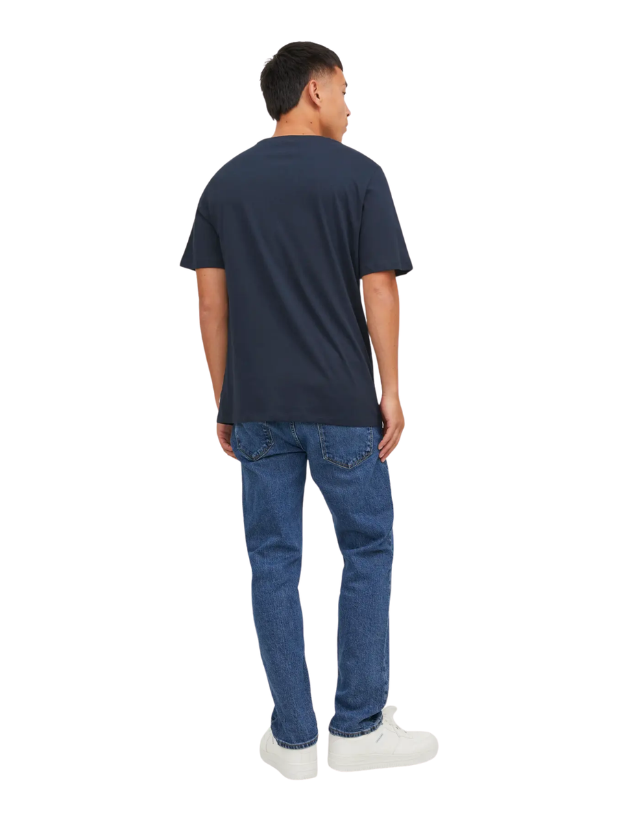 T-Shirt a mezze maniche Jack & Jones blu navy 12156101 Navy Blazer SLIM Jack & Jones 