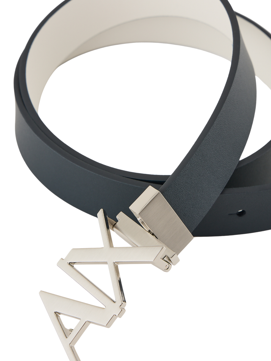 Cintura Armani Exchange nera con fibbia logo AX 951017CC505 01538 Armani Exchange 