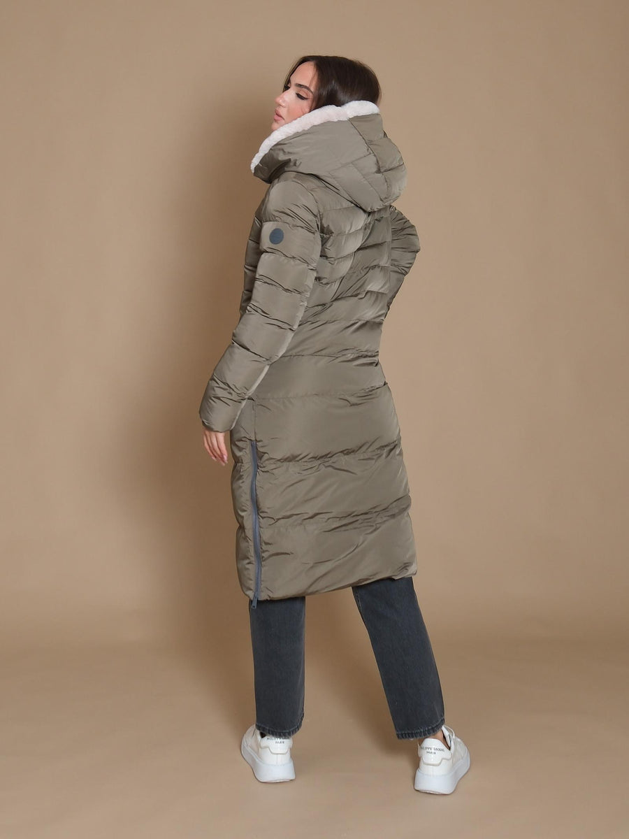 Piumino Keila Rino&Pelle verde Keilafur.7002411 HUN Rino & Pelle 