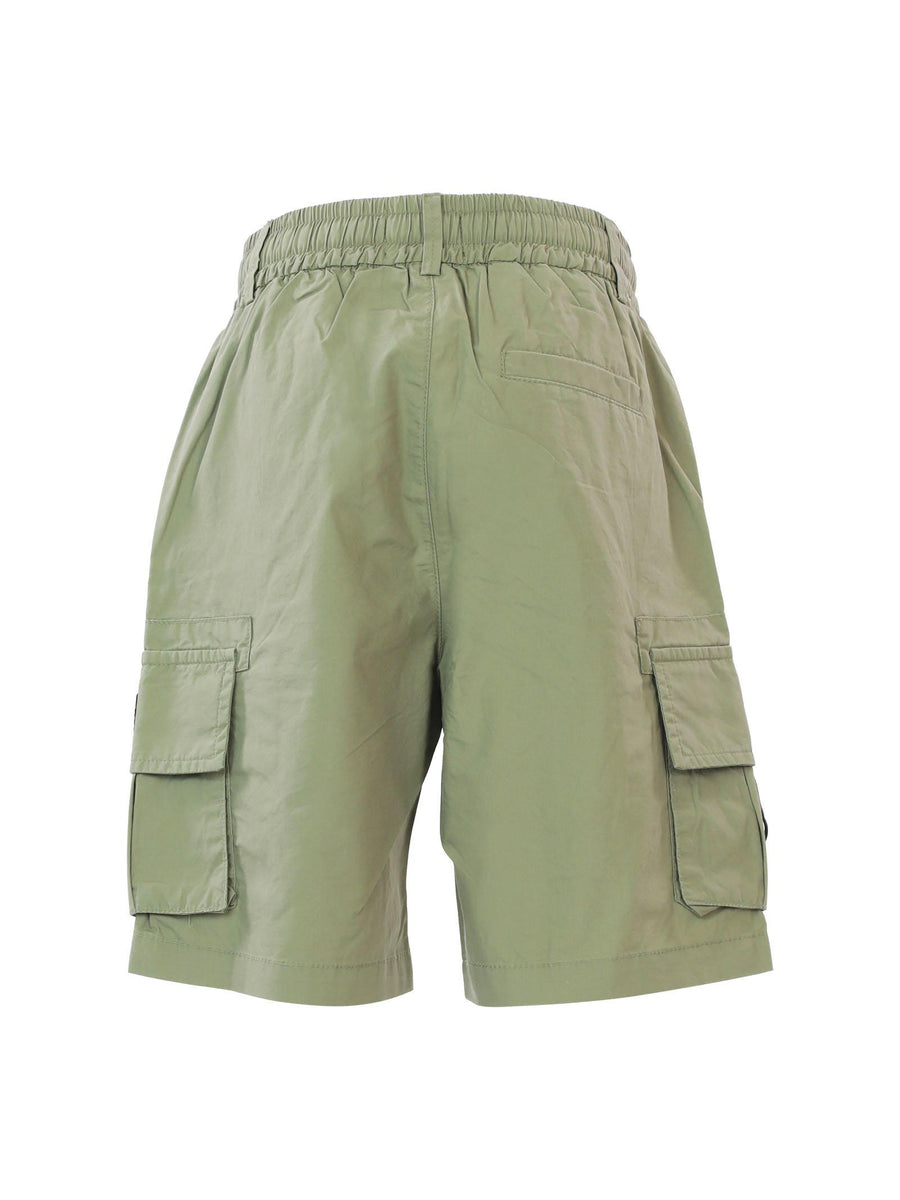 Bermuda cargo verde militare con laccetti in vita RW411 MILIT Refrigiwear 