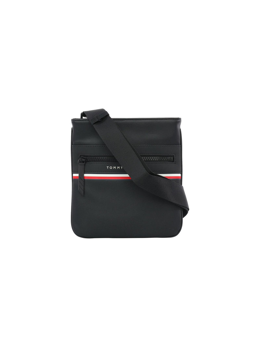 Borsa a tracolla piccola nera AM0AM10298 BDS Tommy Hilfiger 
