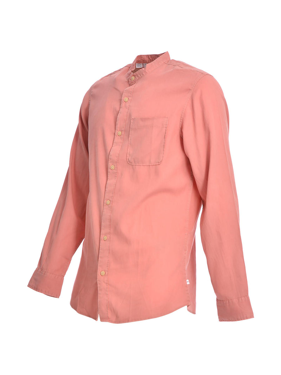 Camicia slim rosa pesca 16083629 ASHROSE Selected 