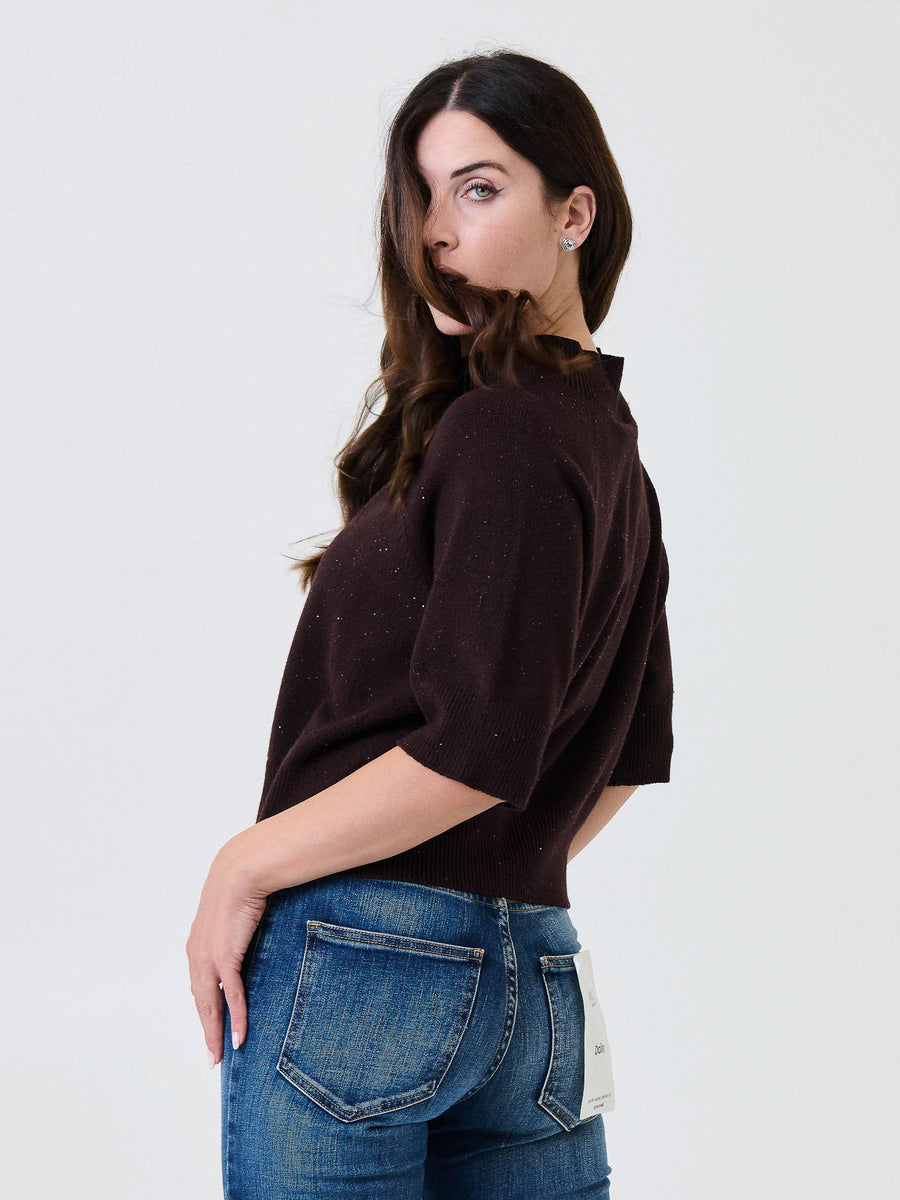 Maglione a 3/4 Kontatto mogano 3M0903C MOGANO kontatto 