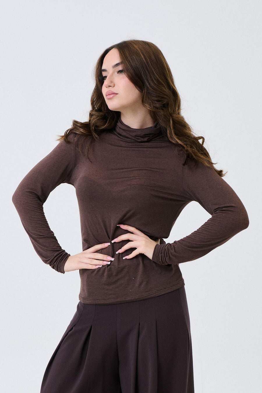 Maglia a collo alto Armoire moro 25676 MORO Armoire 