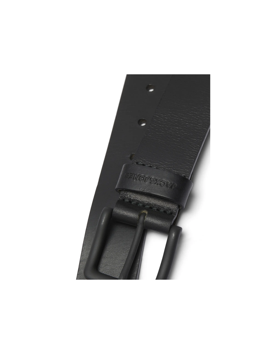 Cintura Jack & Jones nera con fibbia nera 12242687 Black Jack & Jones 