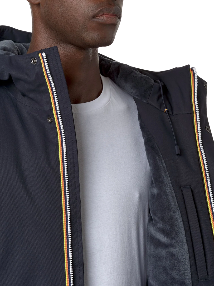 Giubbino "Jarno Twill Marmotta" K-Way blu K8133FW AL9 K-WAY 