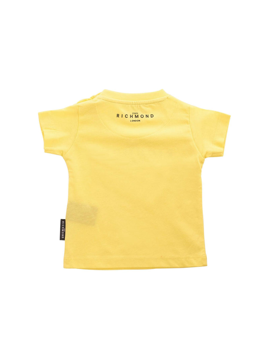 T-Shirt John Richmond giallo con logo lettering nero RIP25014TS YELLOW John Richmond 