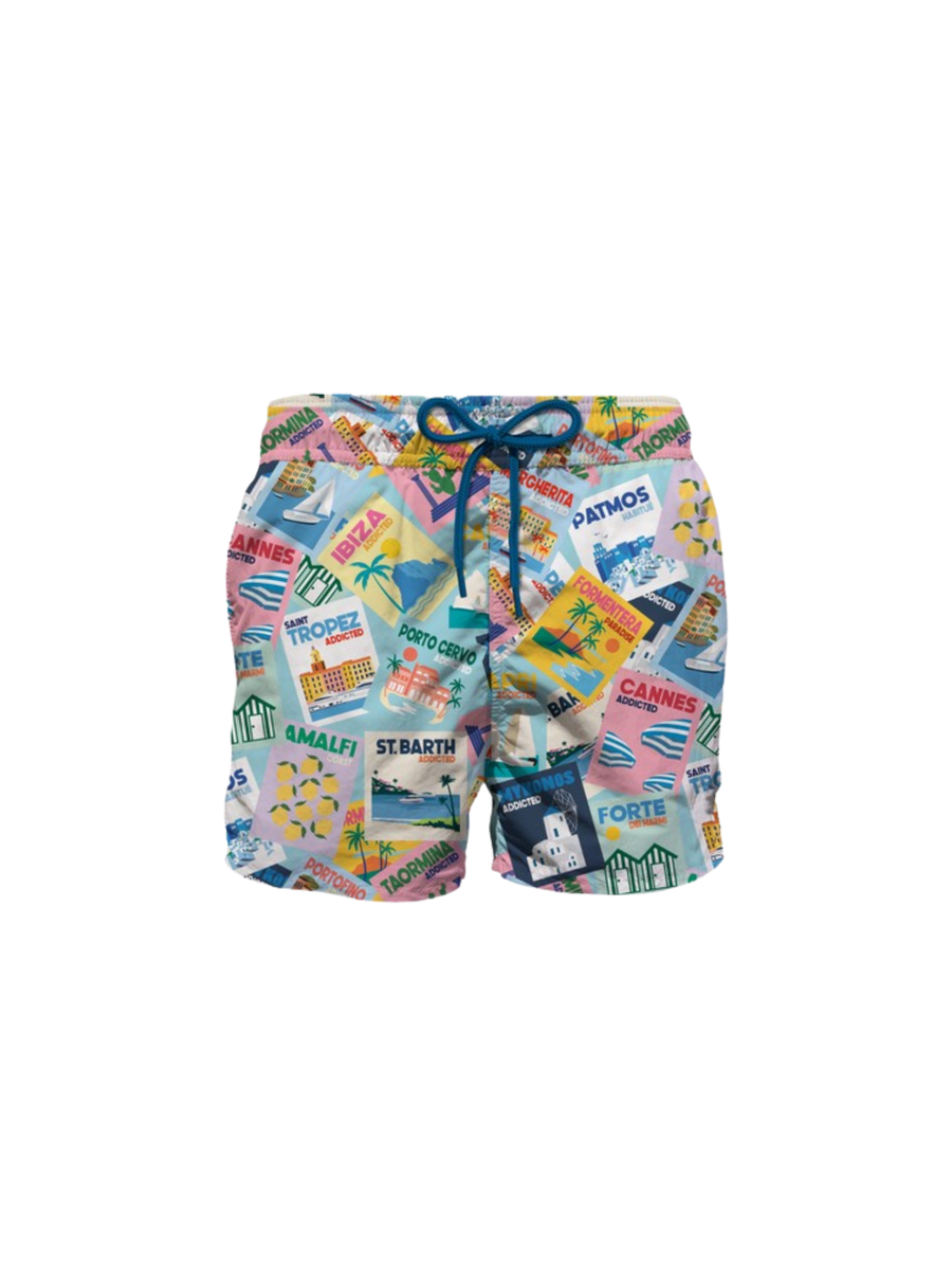 Costume MC2 Saint Barth "Jean lighting" multicolor Postcard Trip JEA0004 02862H MC2 SAINT BARTH 