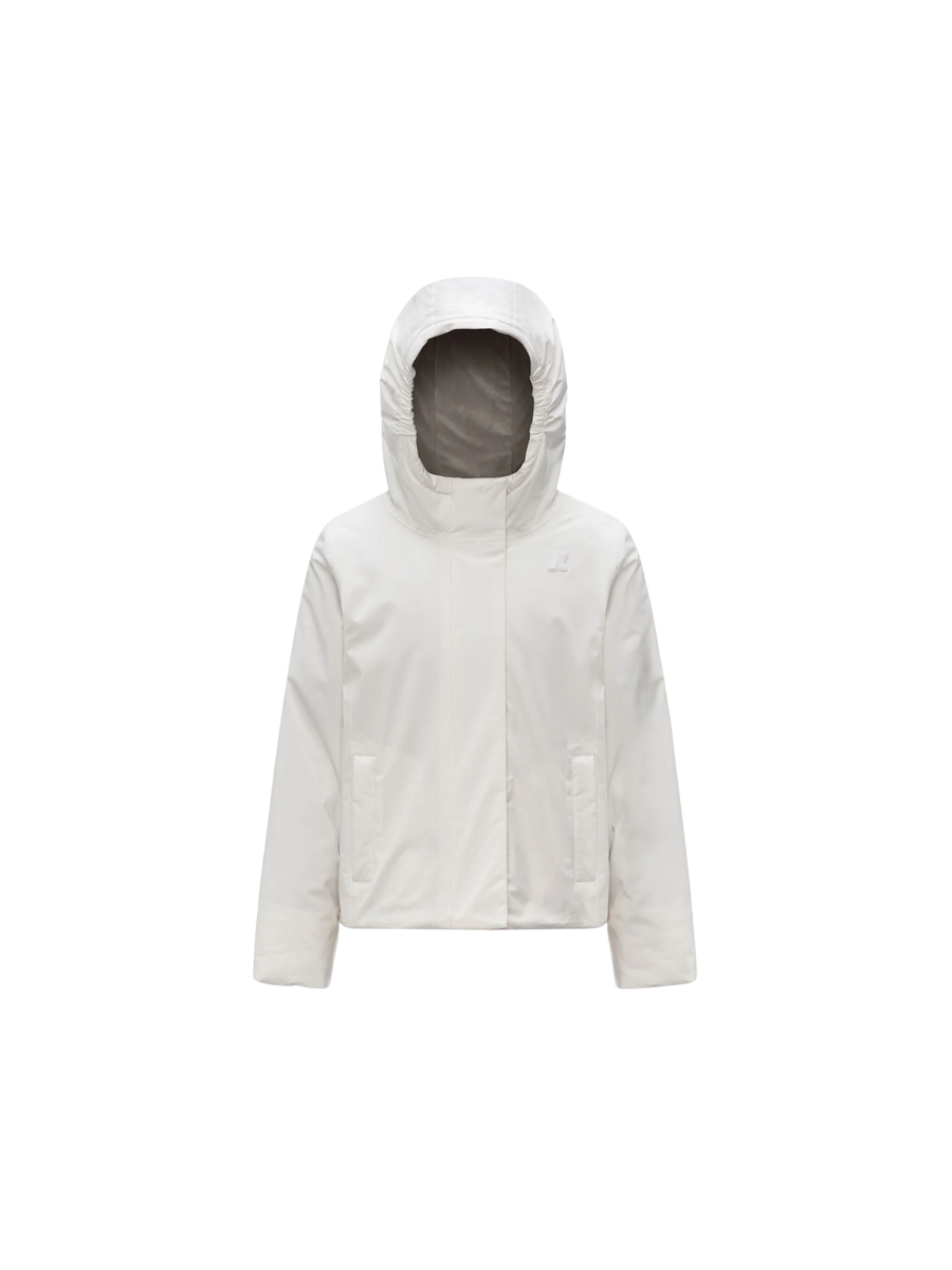 Giubbino "P. Lily Soft Touch Marmotta" K-Way bianco K4137WW ASG K-WAY 