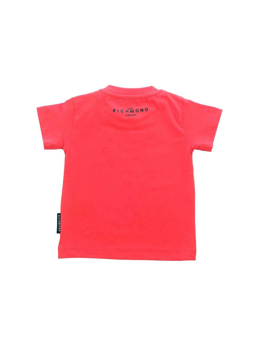 T-Shirt John Richmond rossa con logo lettering nero RIP25014TS RED John Richmond 